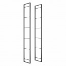 Structure pour étagère - montants acier laqué noir - 1790 mm - Lader - Bricozor.jpg EMUCA