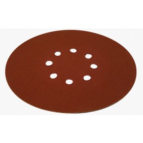 Lot de 6 abrasifs ponceuse diamètre 225mm - 8 trous - grain 120 PEUGEOT