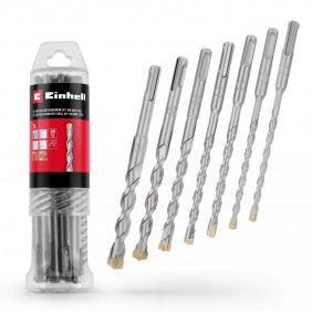 Pack de 7 forets SDS Plus - diamètre 6/8/10/12/14 mm EINHELL