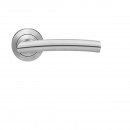Poignées de porte sur rosaces rondes série ER 56 Madrid - inox satiné KARCHER DESIGN