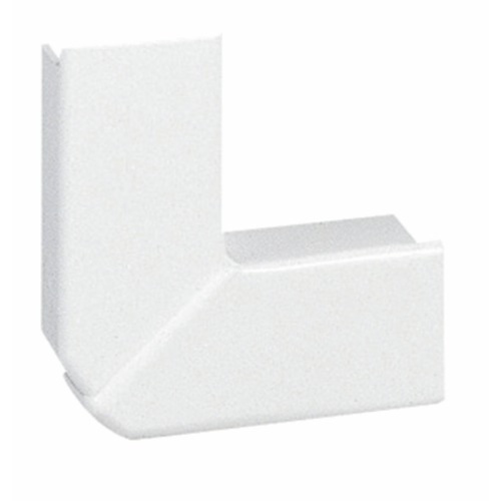 Angle plat 90° blanc pour moulure électrique - DLPlus