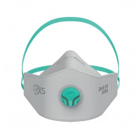 Masque jetable pliable ZERO FLAT avec valve FFP3 - boîte de 8 BLS