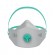 Masque jetable pliable ZERO FLAT avec valve FFP3 - boîte de 8