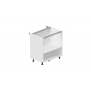 Caisson bas hauteur 770 mm profondeur 540 mm avec 1 tablette - blanc BRICOZOR