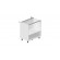 Caisson bas hauteur 770 mm profondeur 540 mm avec 1 tablette - blanc