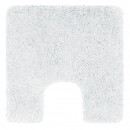 Tapis de WC - 55x55cm - Blanc - Microfibre - antidérapant - Highland SPIRELLA