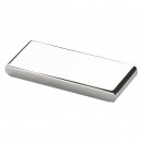 Poignée de meuble Fermo - 74 x 7 mm - hauteur 27 mm - par 4 HETTICH