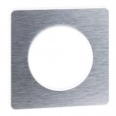 Plaque aluminium brossé  - Touch - Odace SCHNEIDER