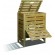 Composteur en bois - 80 x 50 cm - 400 litres - Pratik