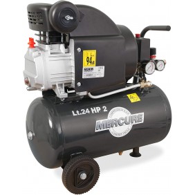 Compresseur d'air horizontal - 24 L - 2 CV - 425063 MECAFER