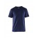 T-shirt de travail respirant 100% coton uni 3525 - bleu marine