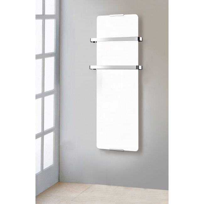 Radiateur sèche serviette 1200 W - vertical - blanc CHEMIN' ARTE