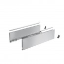 Kit tiroir profils paroi fine AvanTech YOU - hauteur 139 mm - argent HETTICH