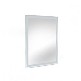 Miroir salle de bain avec éclairage frontal - 800x600 mm - Hercule EMUCA