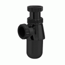 Siphon lavabo réglable Ø32 noir VALENTIN