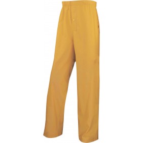 Pantalon de pluie imperméable enduit PU 900PAN - jaune DELTA PLUS