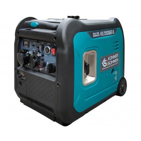 Groupe électrogène Inverter à essence/gaz - 5,5 kW - 230V - KS 5500iEG S KONNER & SOHNEN