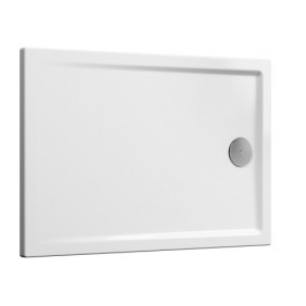 Receveur de douche ultra-plat céramique standard Cascade 120x80cm VITRA