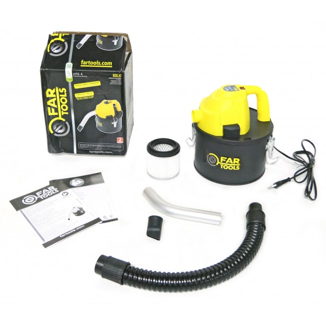 Aspirateur à cendres spécial poêle à granulés - 600W - cuve 4L - APG 4 - Bricozor 1.jpeg FARTOOLS