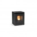 Poêle à granulés ventilé et étanche - 5,1 kW - noir - Peggy EXTRAFLAME