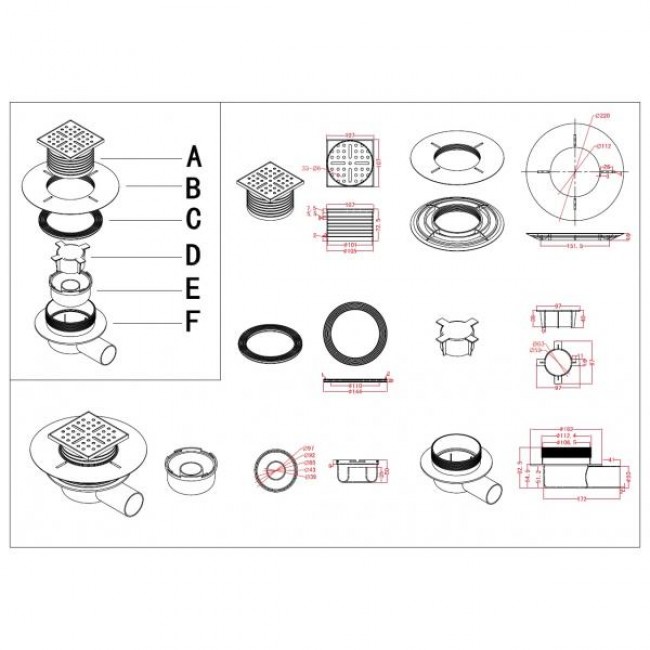 Bonde horizontale pour shower plate2.jpg AURLANE