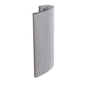 Poignée de tirage incurvée pour portail - aluminium finition métal TIRARD