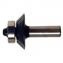 Fraise à plaquettes carbure brasées 2 coupe chanfrein guide à billes LEMAN