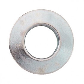 Rosette en acier à coller pour batteuse - 17 mm - zingué COUILLET