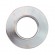Rosette en acier à coller pour batteuse - 17 mm - zingué