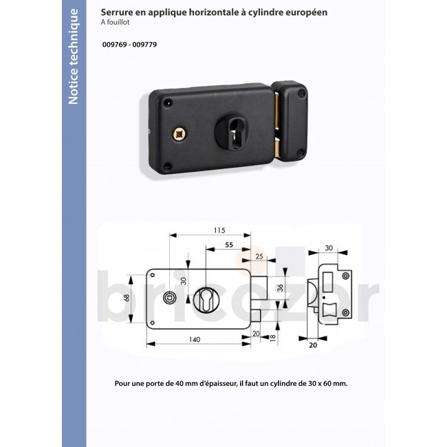 Serrure-applique-horizontale-fouillot-cylindre-europeen-009976-009966-009676-009666.jpg FTH THIRARD