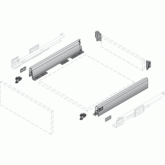 Tiroir simple - ArciTech HETTICH
