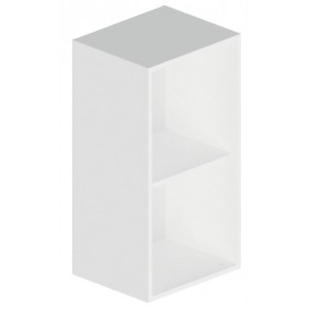 Caisson haut hauteur 770 mm profondeur 330 mm avec 1 tablette - blanc BRICOZOR