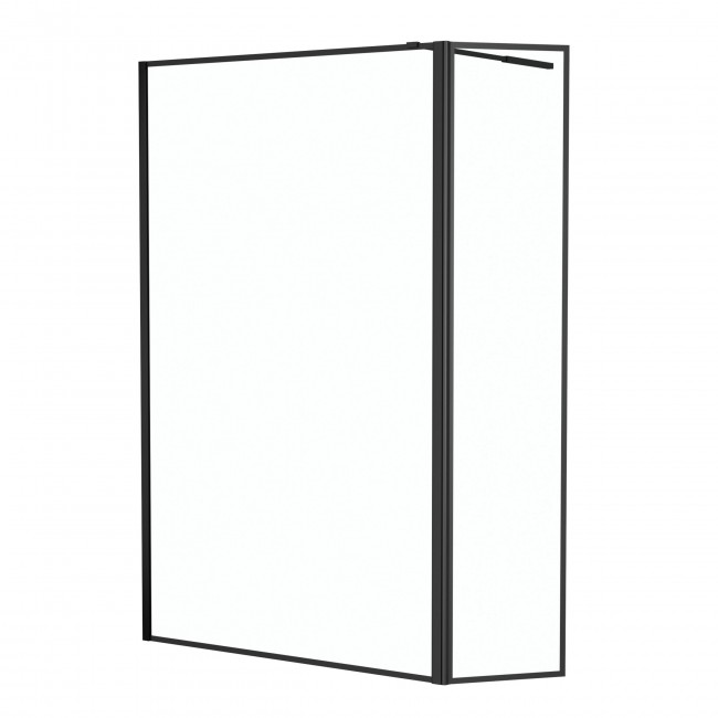 paroi-de-douche-fixe-volet-noir-mat-verre-transparent-120+40x200cm-dark-edge-2-aurlane.jpg AURLANE