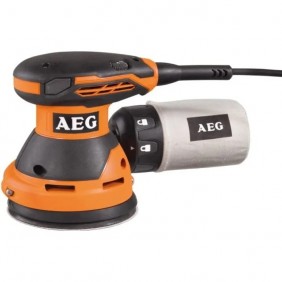 Ponceuse excentrique 125mm - 300W + 25 abrasifs - EX125ED-SET AEG Powertools