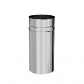 Tubage rigide inox 304 - simple paroi - longueur 50 cm TEN