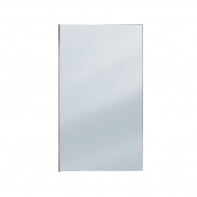 Paroi de douche fixe Parma 2 - verre fumé - 120 cm AURLANE