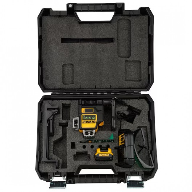 Niveau laser multilignes 3x360° 10,8V + batterie 2Ah, chargeur et coffret T-Stak - DCE089D1G-QW - Bricozor 4.jpeg DEWALT