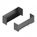Kit côtés de tiroir + coulisses - hauteur 175 mm - anthracite MENAGE CONFORT