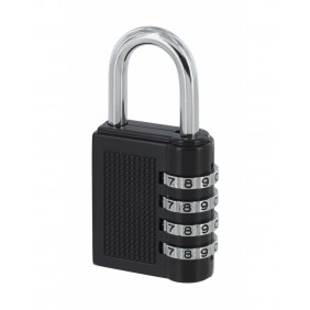 Cadenas alliage à code - COMPACT - noir - avec anse acier nickelé FTH THIRARD