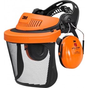 Protège-face forestier orange G500V5 3M