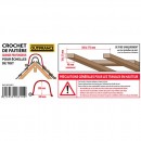 Crochet de faitière - support échelle - grande profondeur - reconditionné - Bricozor 1.jpeg OUTIFRANCE