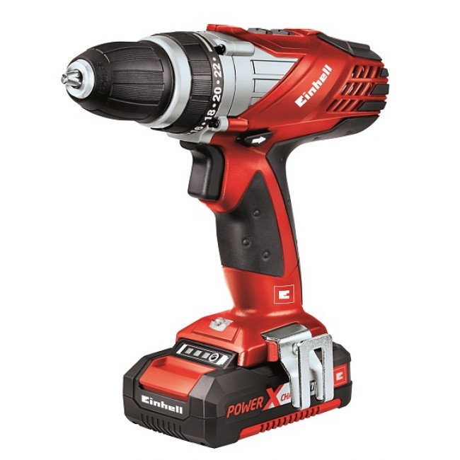 Perceuse visseuse sans fil TE-CD 18 Li - Moteur Johnson - 1 batterie EINHELL