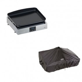 Plancha électrique 50 cm inox - Initial 50 + housse de protection offerte ENO
