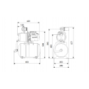 Schéma Surpresseur domestique JP 5-48 PT - auto-amorçant bricozor.png GRUNDFOS