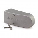 Caches en aluminium 83-CR pour gonds hauts de portail 85L Q - par 10 COMUNELLO