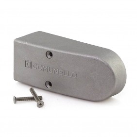 Caches en aluminium 83-CR pour gonds hauts de portail 85L Q - par 10 COMUNELLO