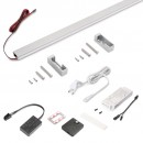 Kit barre penderie Luxe LED NeonLynx V et détecteur de mouvement - gris EMUCA