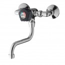 Mitigeur monocommande temporisé pour lavabo mural - Presto 35808 PRESTO