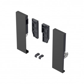 Raccords de façade pour casserolier à l'anglaise ArciTech-H186 mm HETTICH