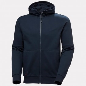 Sweat de travail zippé à capuche EVO - bleu marine HELLY HANSEN